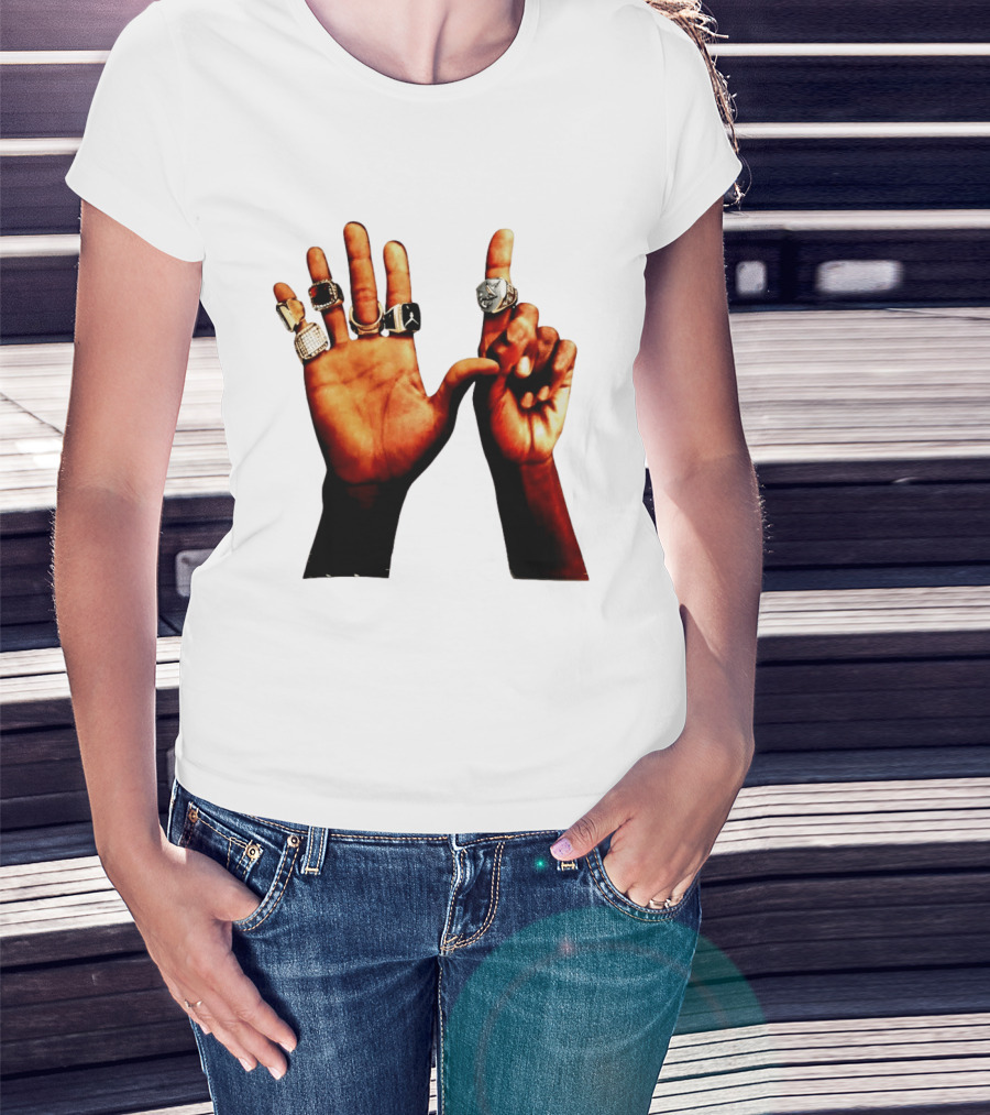 Carlos Alcaraz Championship Rings NBA Jordan Rolex Iconic Hands T-Shirt
