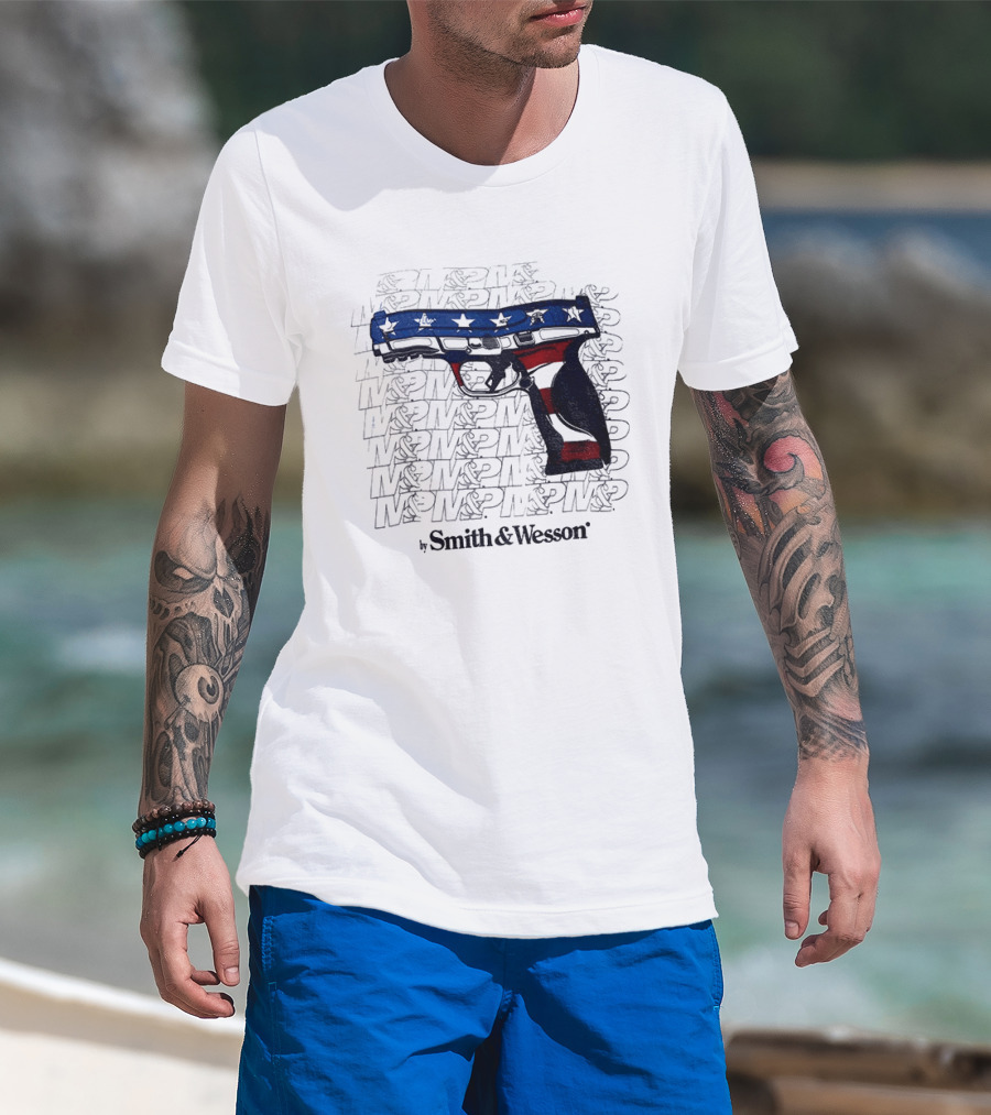 M P Monday By Smith And Wesson Stars And Stripes T-Shirt