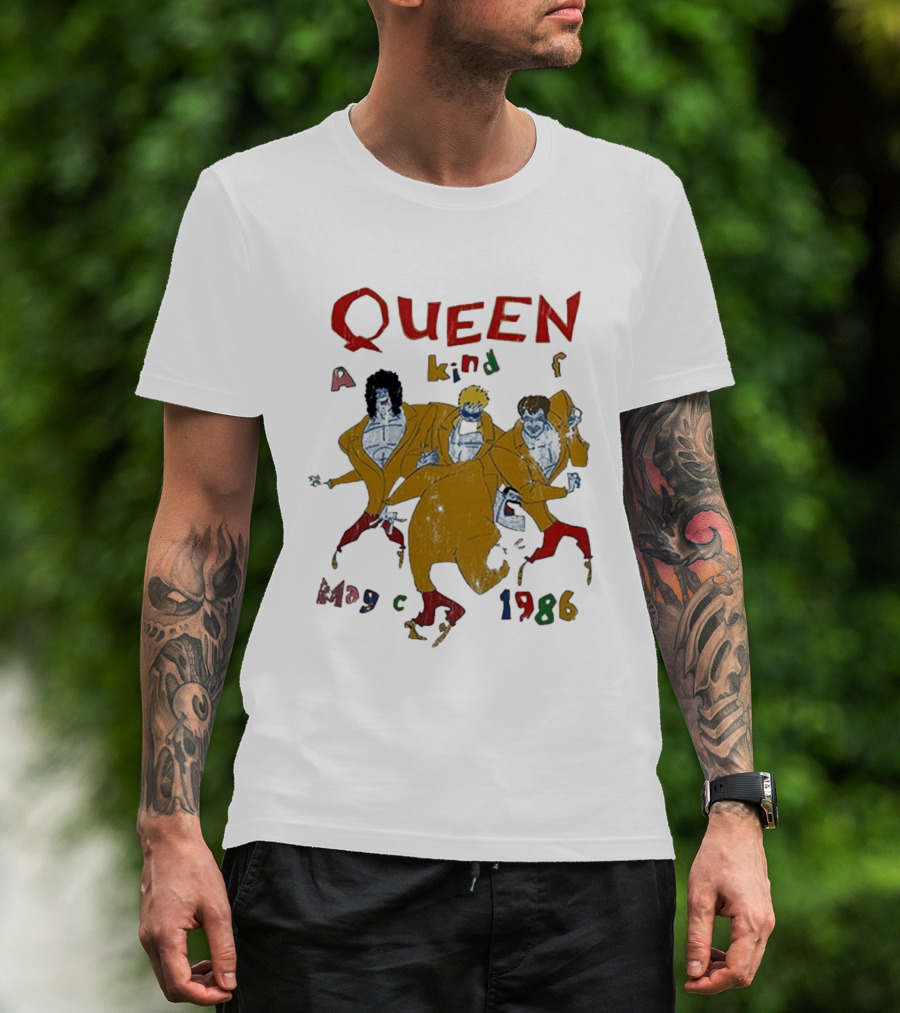 Queen A Kind Of Magic Tour 1986 Anniversary T-Shirt
