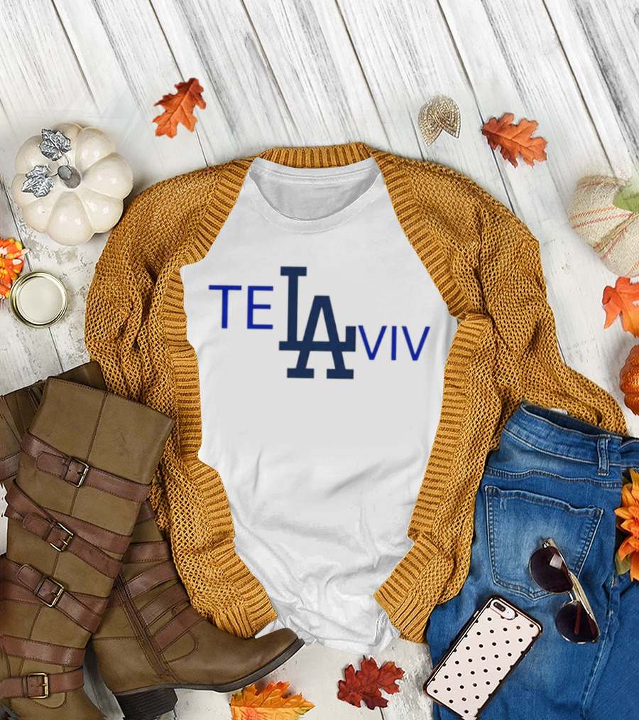 TE LA VIV Los Angeles Dodgers LA T-Shirt