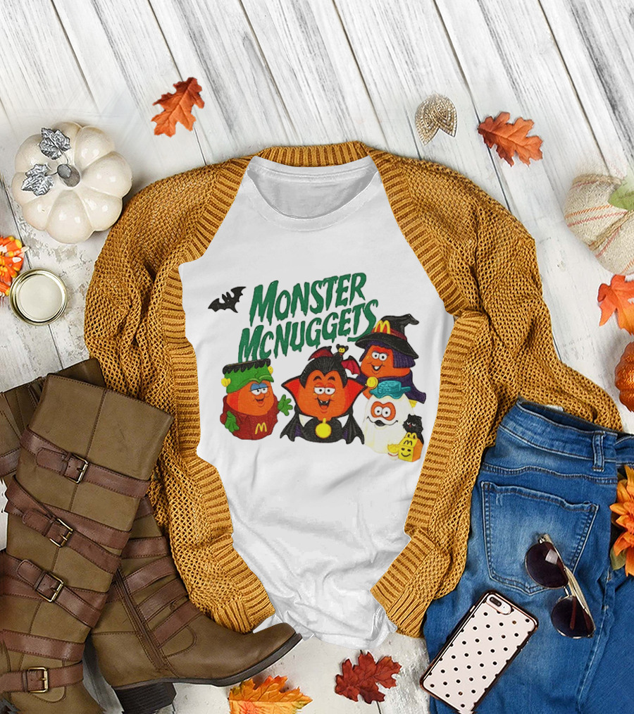 Monster McNuggets Halloween McDonald's Characters T-Shirt