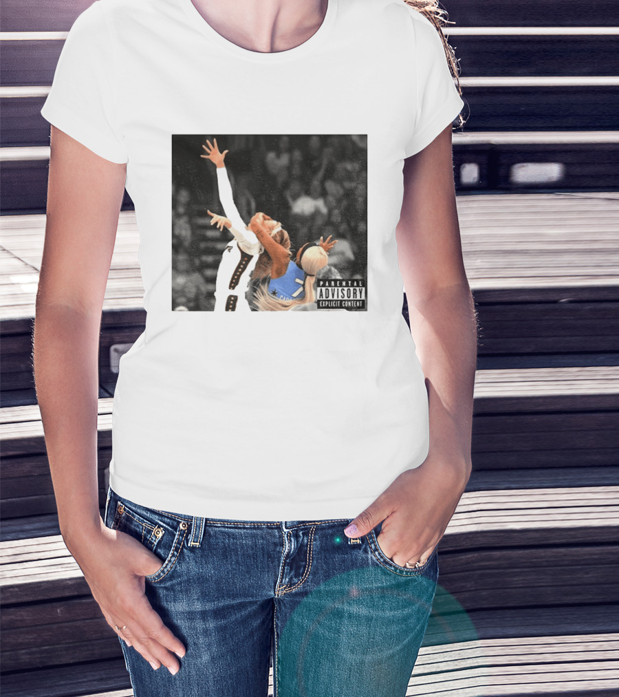 Stand With Sophie Parental Advisory Sophie Cunningham Vs DiJonai WNBA Moment T-Shirt