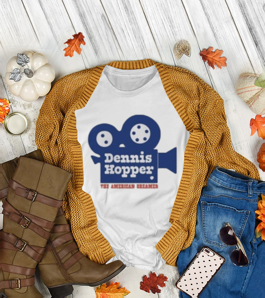 Dennis Hopper The American Dreamer Movie Camera T-Shirt