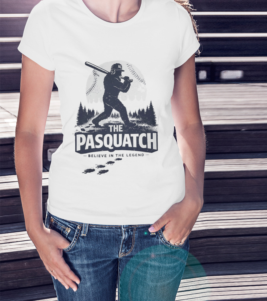 The Pasquatch Believe In The Legend Bigfoot MLB Kansas City Royals T-Shirt