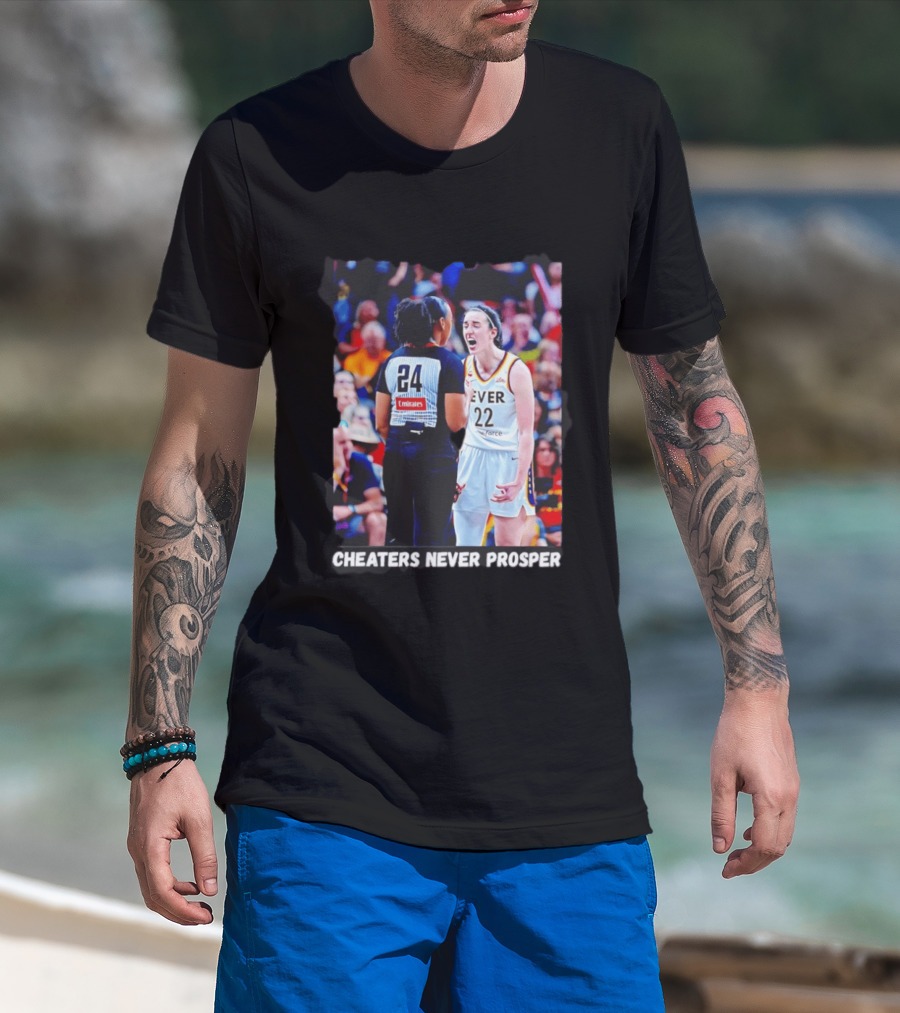 Cheaters Never Prosper 22 Basketball Athlete Intensity Moment T-Shirt