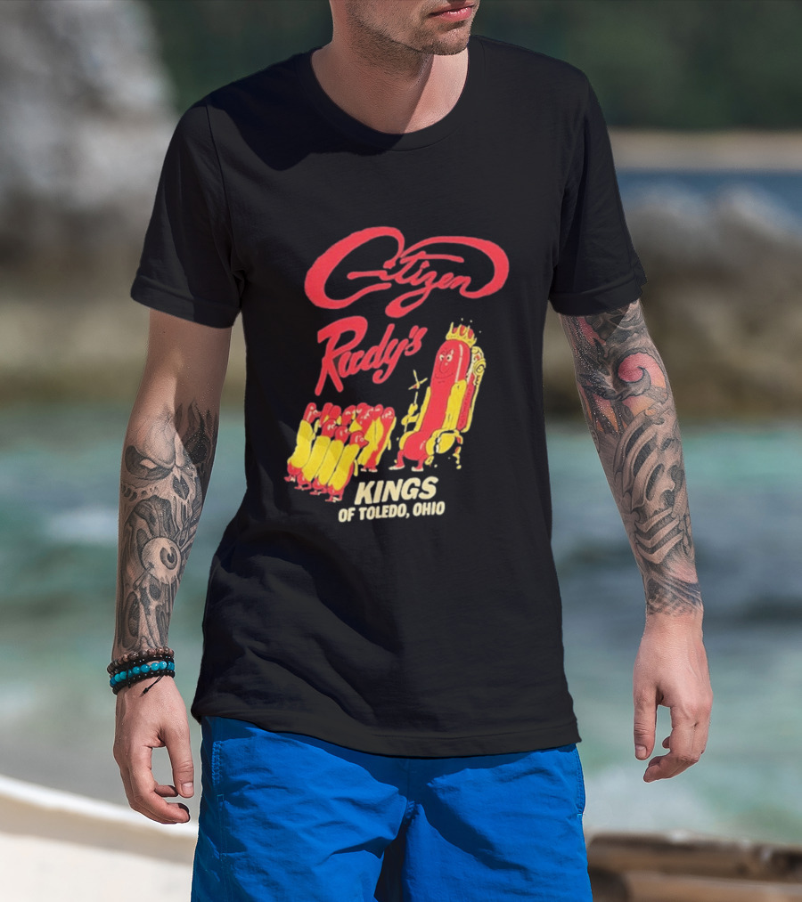 Citizen Rudy's Kings Of Toledo Ohio Hot Dogs T-Shirt