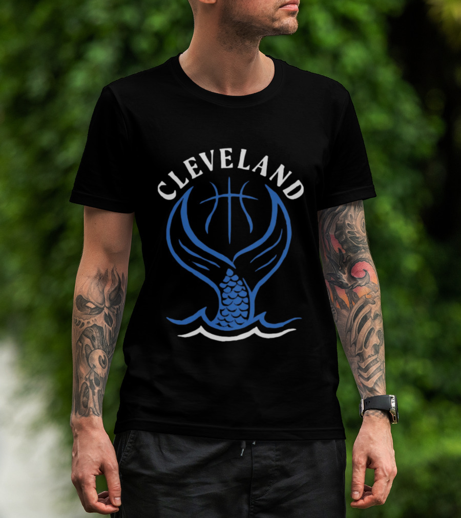 Cleveland Basketball Waves Women's Team Aquatic Spirit T-Shirt