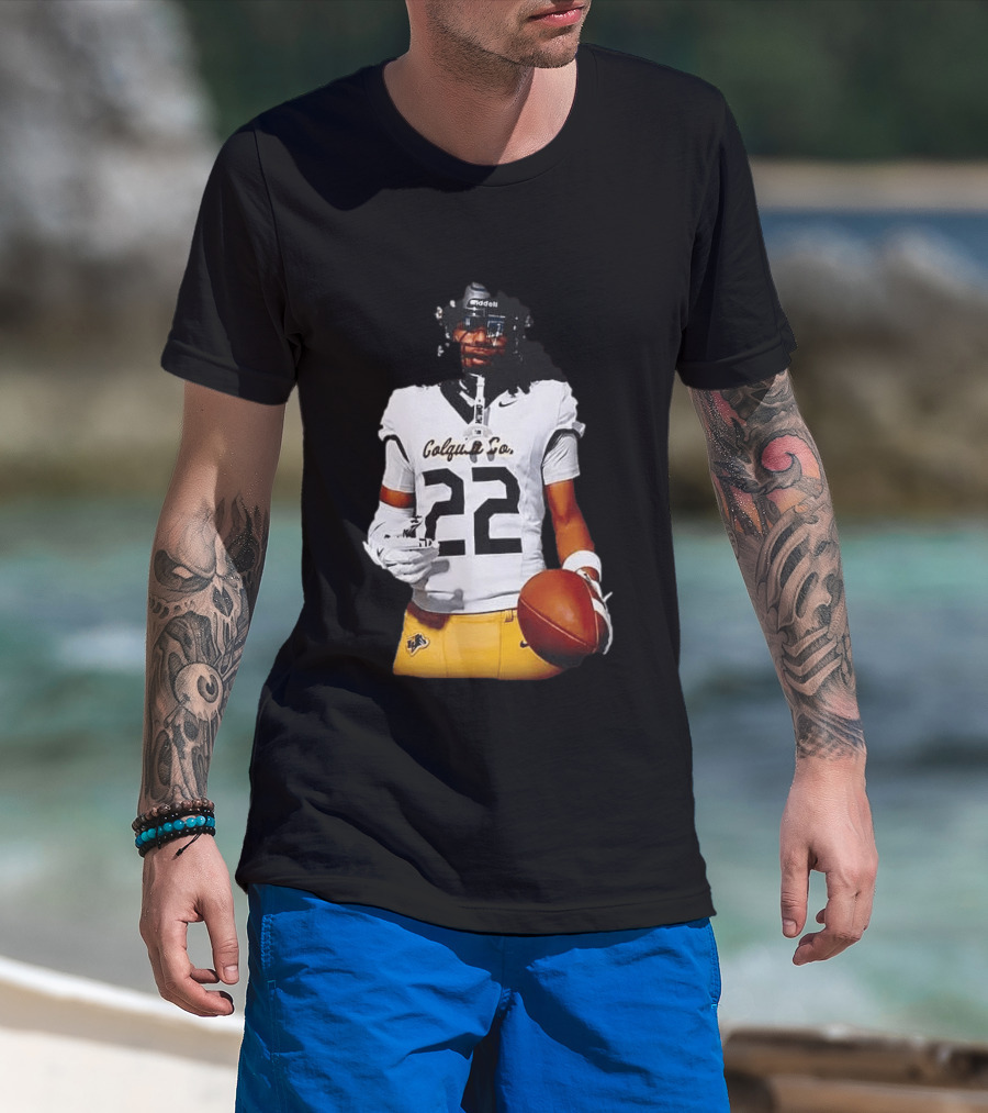 Colquitt County Packers Sean Ethan 22 Football Jersey Player Image T-Shirt