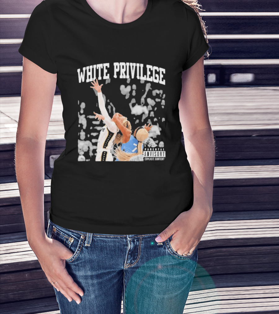 Dijonai Carrington Foul On Sophie Cunningham White Privilege Parental Advisory T-Shirt