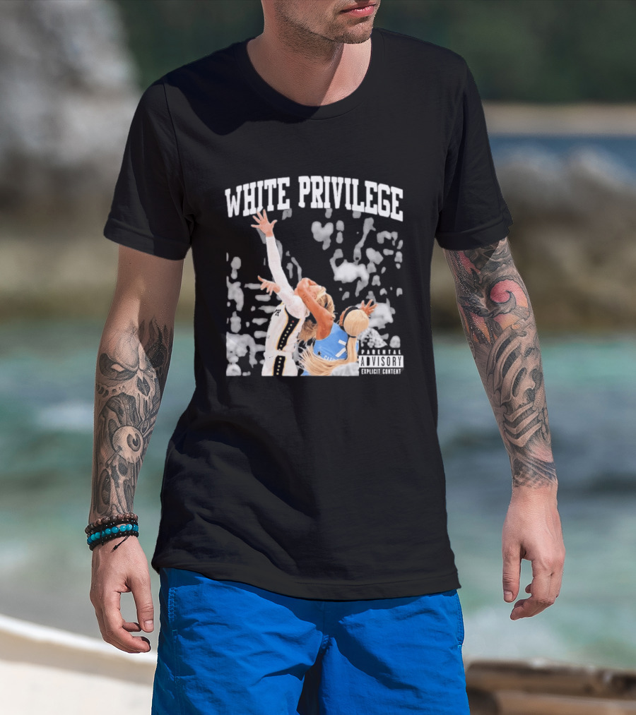 Dijonai Carrington Foul On Sophie Cunningham White Privilege Parental Advisory T-Shirt