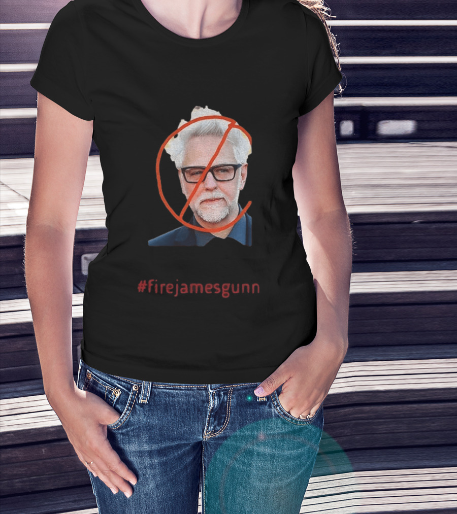 Firejamesgunn Protest James Gunn Director Criticism Controversy T-Shirt