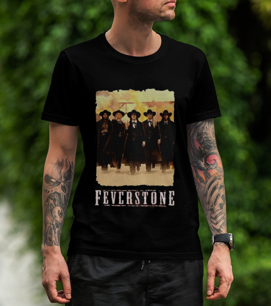 Feverstone Indiana Sophie Cunningham Caitlin Clark Tombstone Cowboys T-Shirt