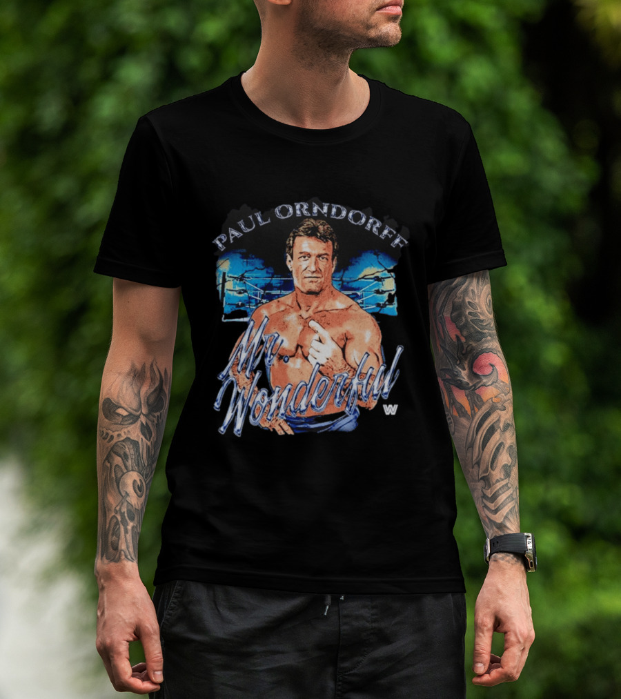 Paul Orndorff Mr. Wonderful WWE Wrestling Legend T-Shirt