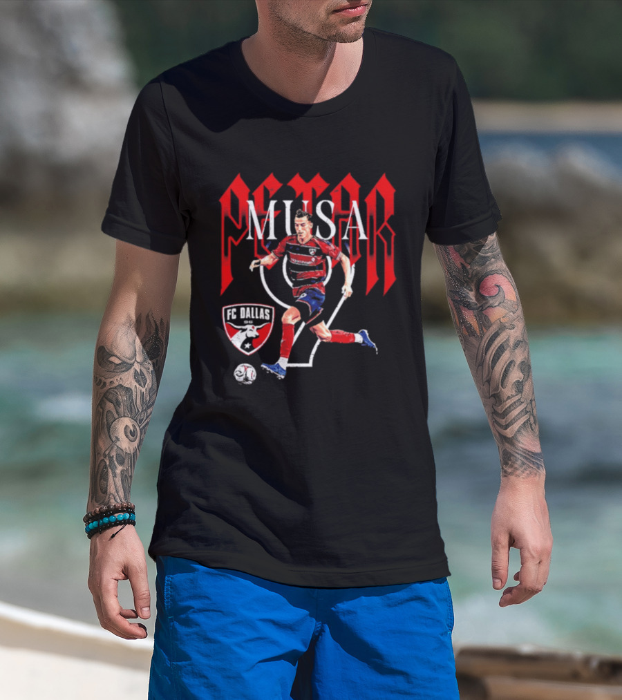 Petar Musa FC Dallas Number 9 Player Soccer T-Shirt