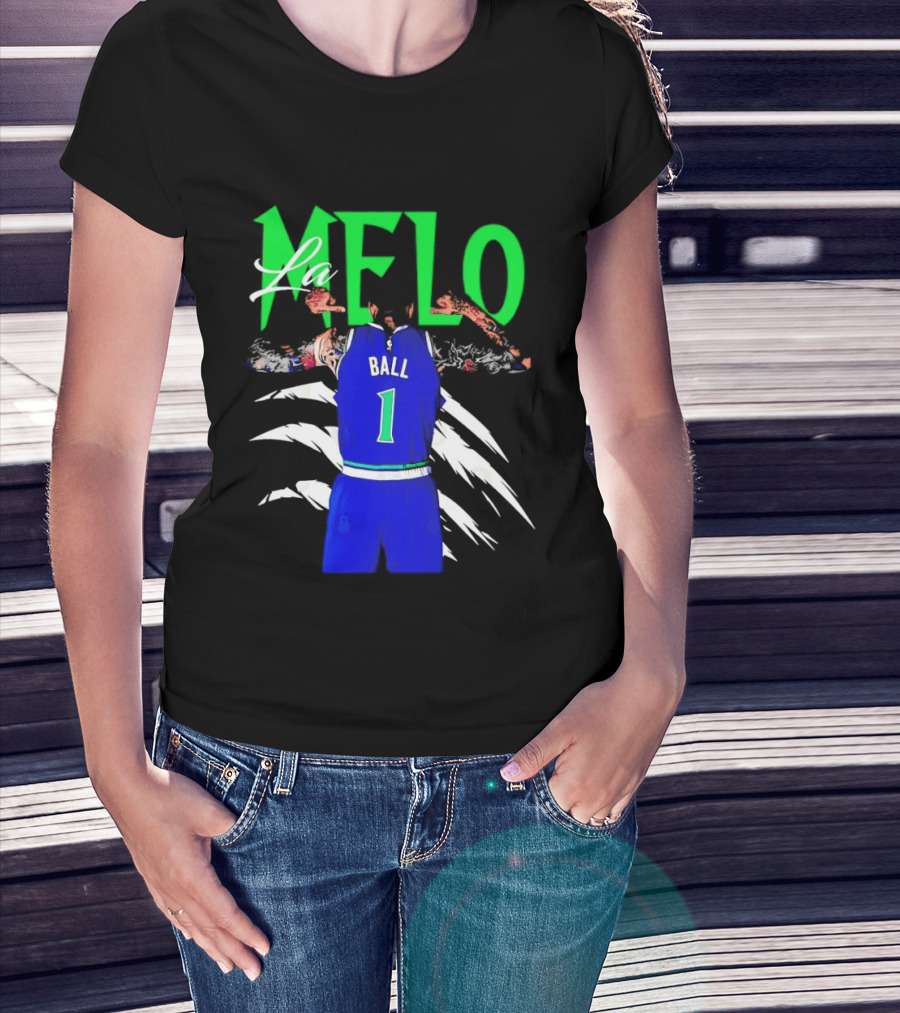 LaMelo Ball Timberwolves NBA Number 1 Jersey T-Shirt