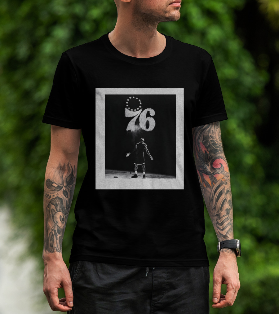 Philadelphia 76ers LeBron James Last Chalk Toss Moment T-Shirt