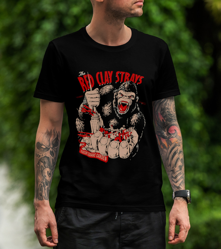 The Red Clay Strays Aug 9 2026 King Kong Madison Square Garden Event T-Shirt