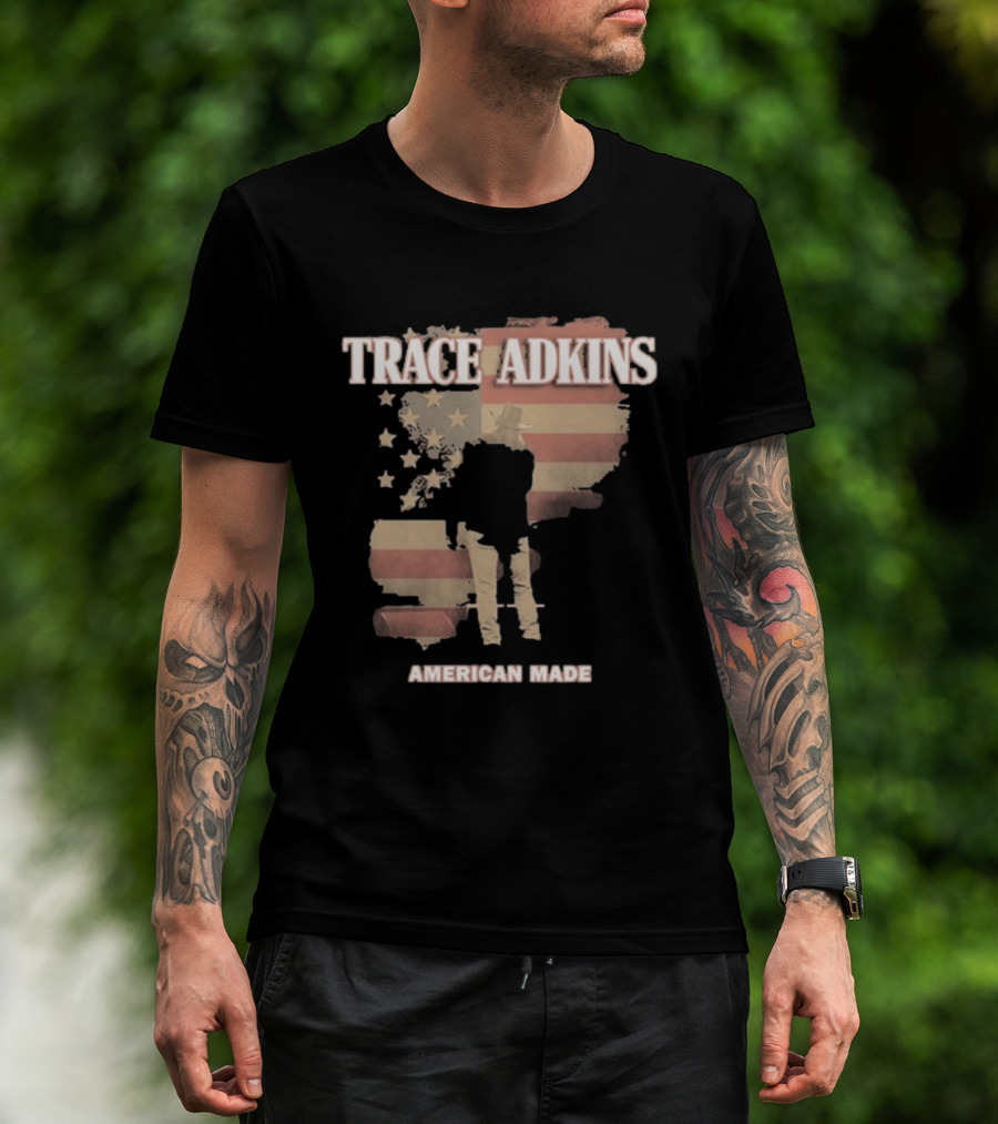 Trace Adkins American Made USA Flag Stars And Stripes T-Shirt