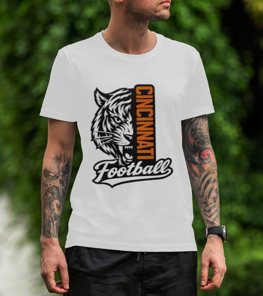 Cincinnati Football Tiger Tiger Iconic Team T-Shirt
