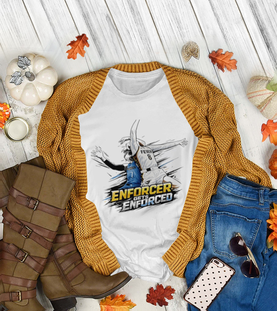 WNBA Enforcer Fever 8 Jumper Action T-Shirt