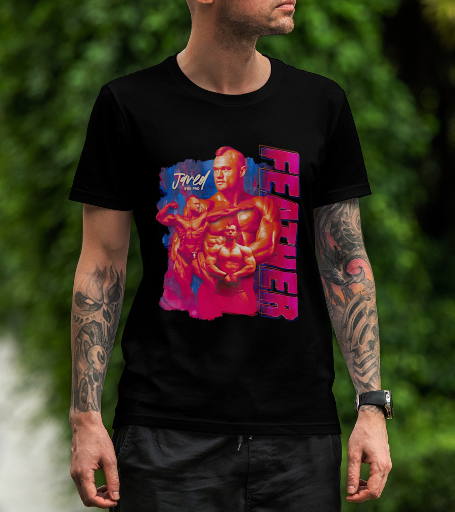 Jared Feather IFBB Pro Bodybuilding Champion Bold Visual T-Shirt