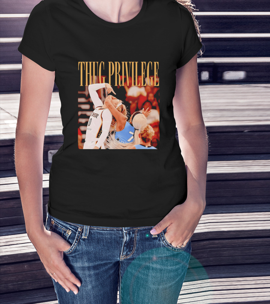 Thug Privilege Sophie Cunningham Basketball Action T-Shirt