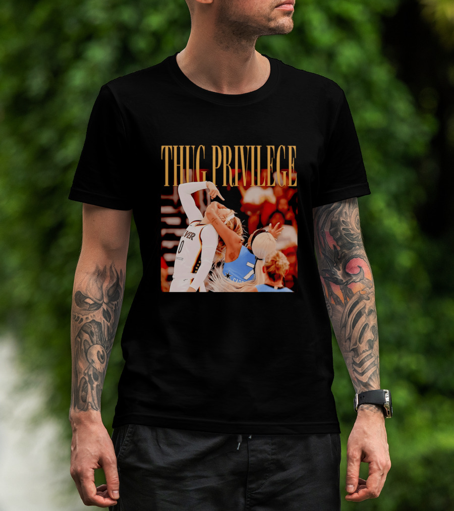 Thug Privilege Sophie Cunningham Basketball Action T-Shirt
