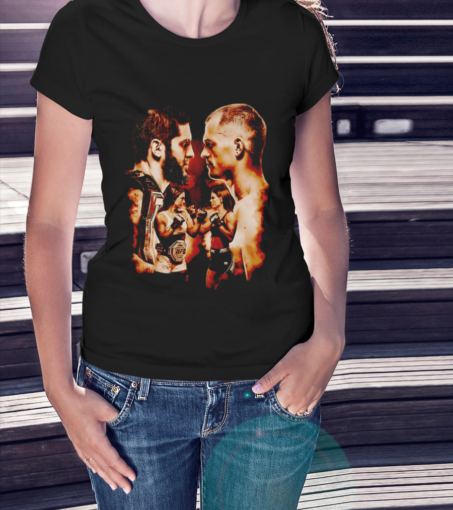 UFC 330 Matchup Islam Makhachev Vs Alexander Volkanovski Face Off T-Shirt