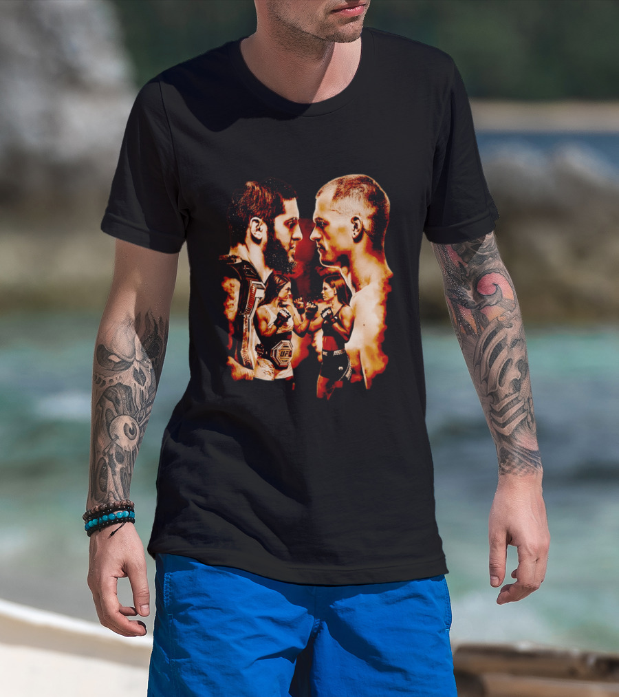 UFC 330 Matchup Islam Makhachev Vs Alexander Volkanovski Face Off T-Shirt