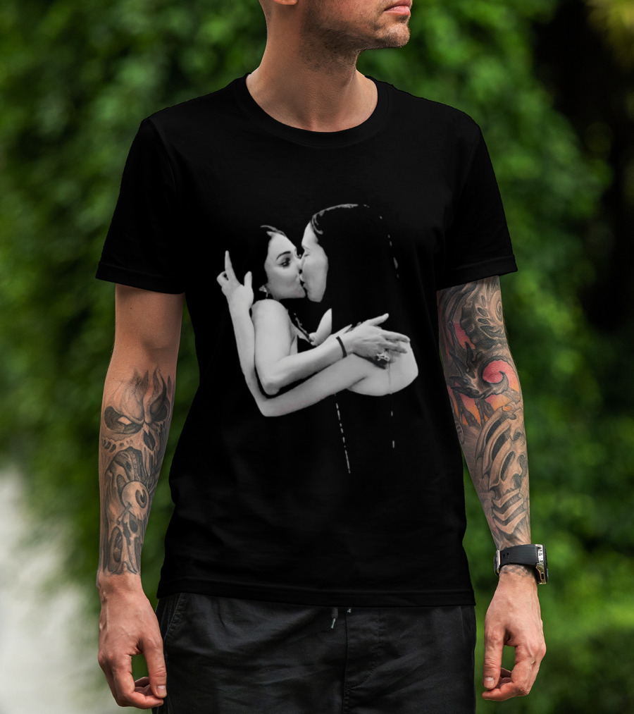 Nikita Rawal Viral Kiss Romantic Embrace T-Shirt
