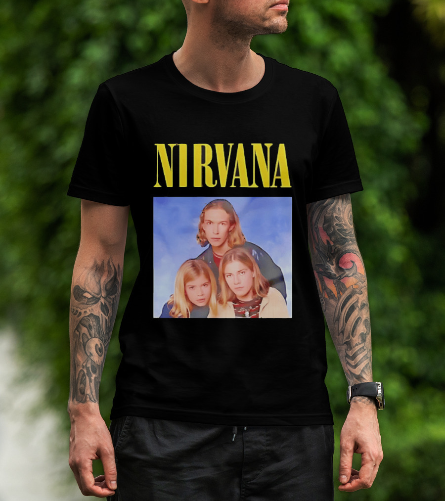 Nirvana Hanson Trio Blue Cloud Bootleg T-Shirt