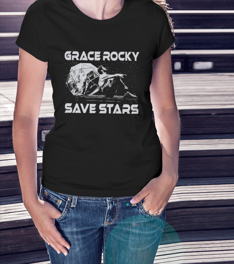 Grace Rocky Project Hail Mary Save Stars T-Shirt