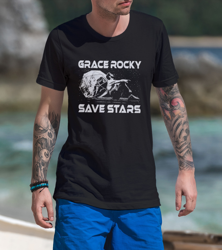 Grace Rocky Project Hail Mary Save Stars T-Shirt