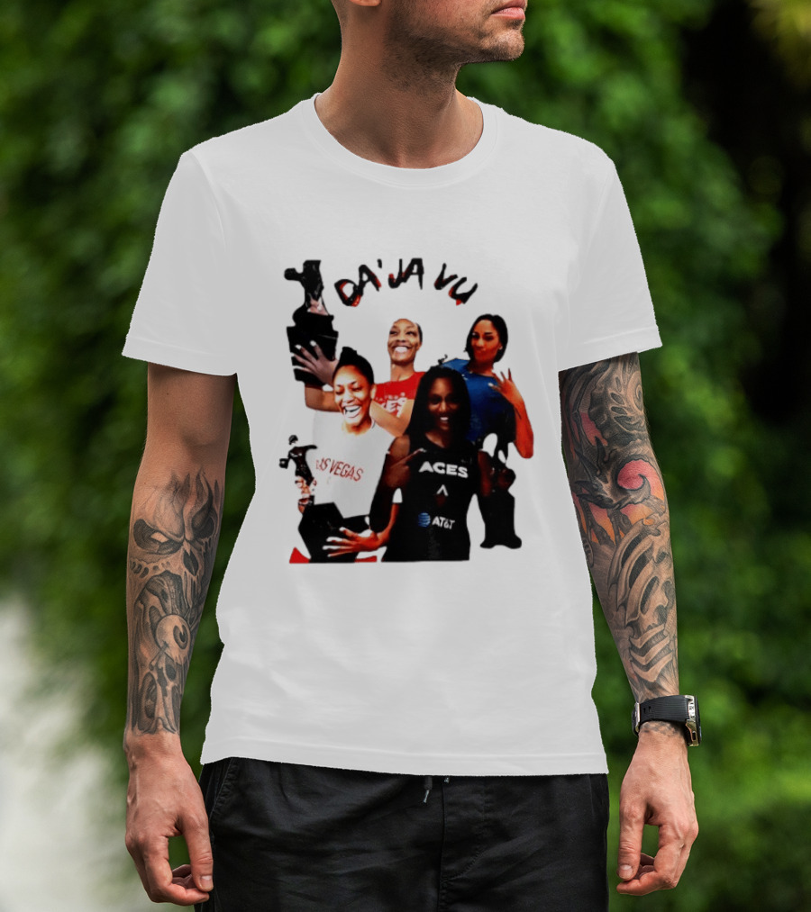 Aja Wilson DA'JA Vu Las Vegas Aces 4X MVP WNBA Legend T-Shirt