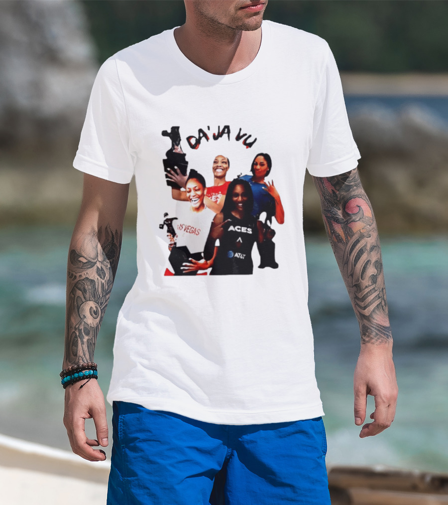 Aja Wilson DA'JA Vu Las Vegas Aces 4X MVP WNBA Legend T-Shirt