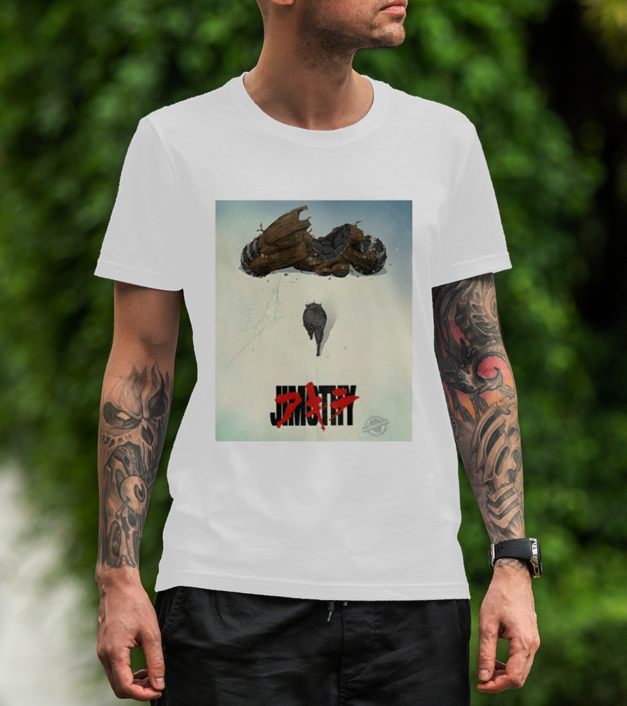 Jimothy Akira Kaneda Bike Homage Neo Tokyo Anime T-Shirt