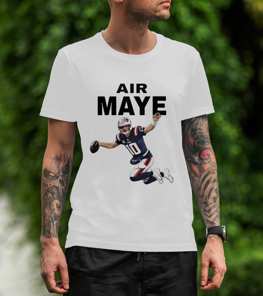 New England Football Air Maye Quarterback Number 10 T-Shirt