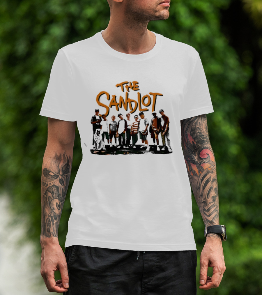The Sandlot Cast Benny Smalls Hercules Movie Characters T-Shirt
