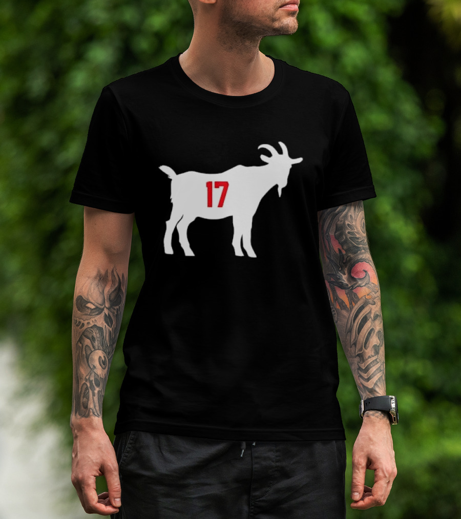 17 White Billy Goat T-Shirt