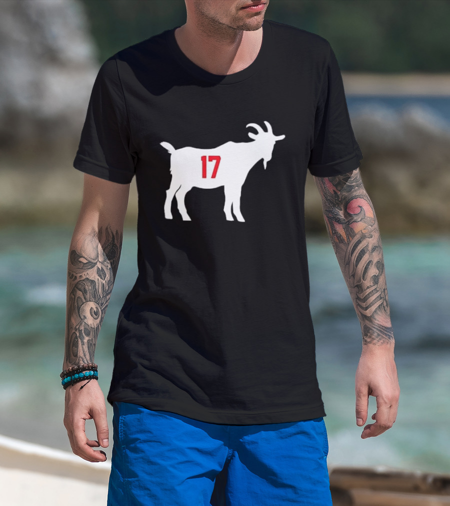 17 White Billy Goat T-Shirt