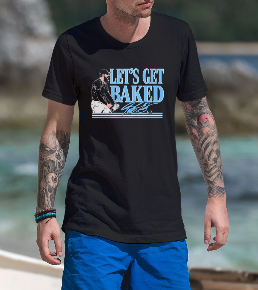 Corbin Burnes Let's Get Baked MLB Baseball Player T-Shirt
