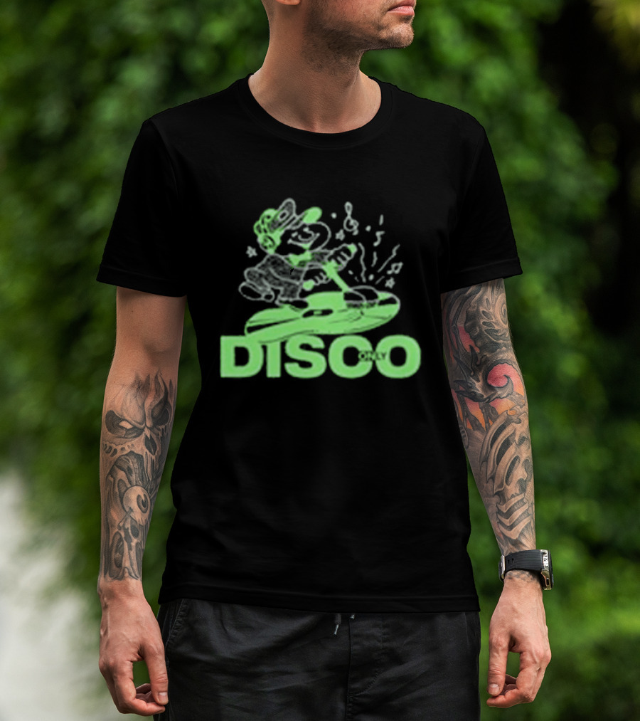 Disco Only Groove Maintenance Retro Character Dance Vibes T-Shirt