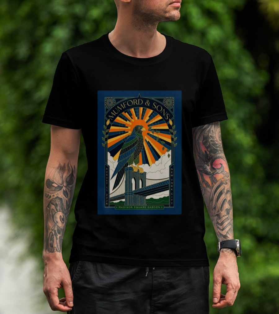 Mumford And Sons Madison Square Garden August 11 2026 New York City T-Shirt