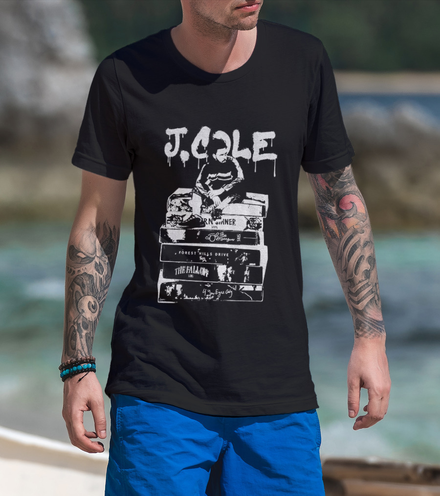 J Cole The Fall Off Stack Dreamville Aesthetic T-Shirt