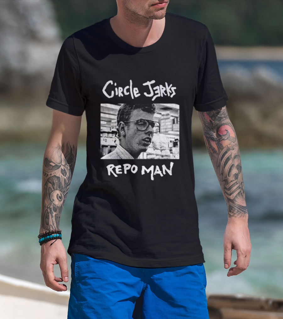 Circle Jerks Punk Rock Band Repo Man T-Shirt