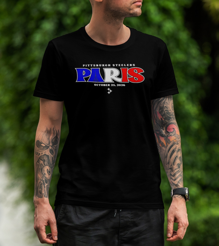 Pittsburgh Steelers Paris October 25 2026 T-Shirt
