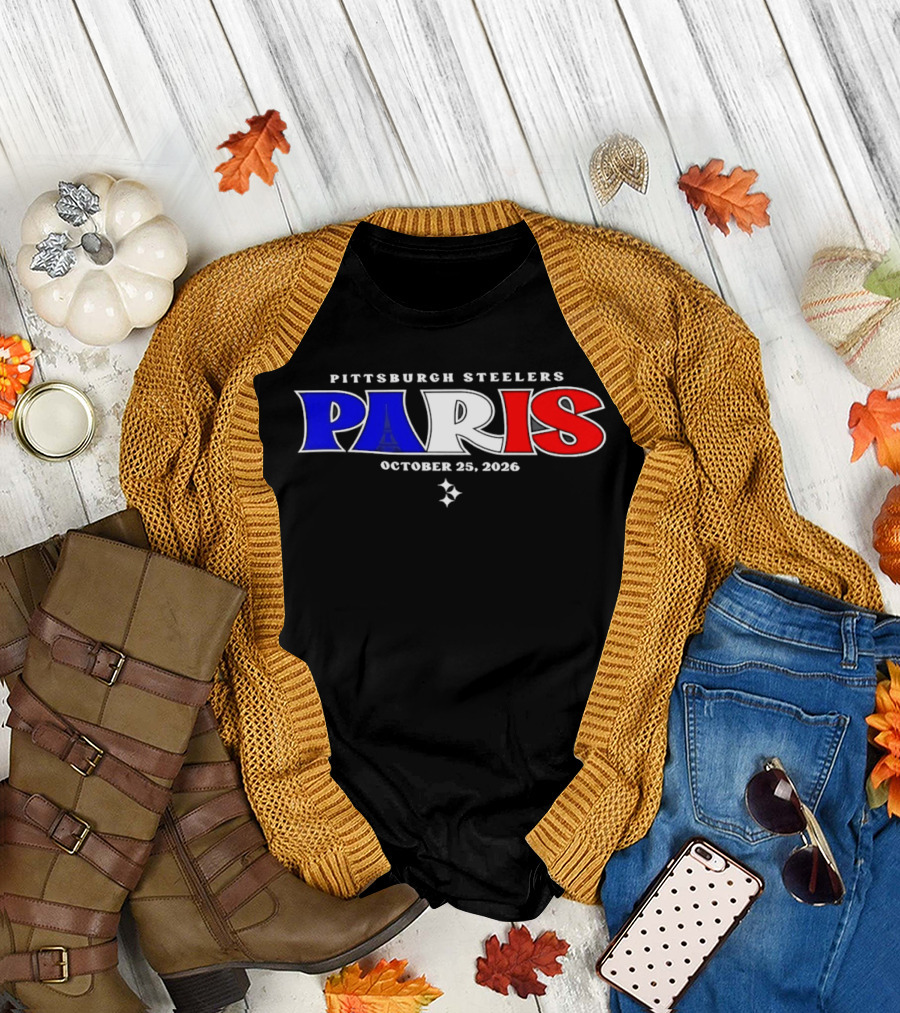 Pittsburgh Steelers Paris October 25 2026 T-Shirt