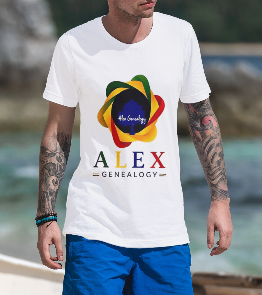 Alex Genealogy Trust Census Records More Than People Colorful Tree T-Shirt