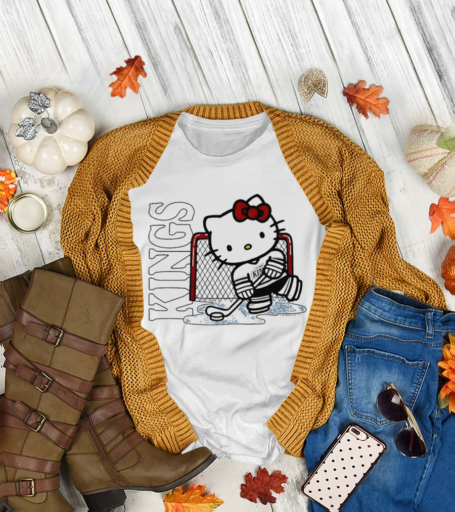 Hello Kitty Los Angeles Kings NHL 2026 Kings Hockey T-Shirt