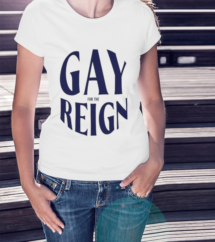 Reign FC Wildfang Pride Gay For The Reign T-Shirt